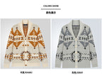 Herren Wind Jacquard Strickpullover Langarm Oberbekleidung Jacke Top | SY0052 