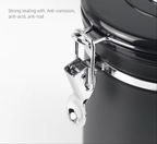 Kaffeedose aus Edelstahl – Luftdichte Aufbewahrung mit CO₂-Ventil und Datumsanzeige (1,5 l / 1,8 l) | NB-MFG 