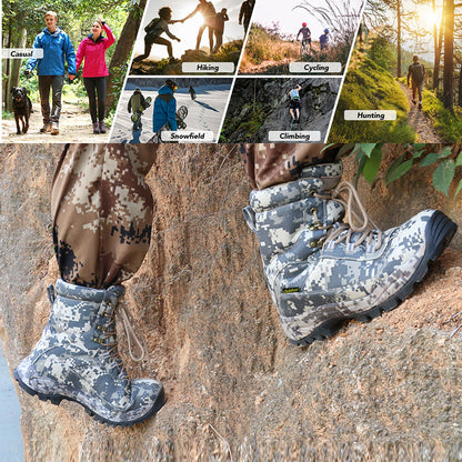 Bottes d'entraînement camouflage à fermeture éclair latérale pour hommes | Q3