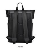 OMASKA Reflective Geometric Backpack – Wasserdichte, trendige 14-Zoll-Laptoptasche | 8605 