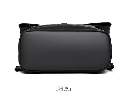 OMASKA Reflective Geometric Backpack – Wasserdichte, trendige 14-Zoll-Laptoptasche | 8605 