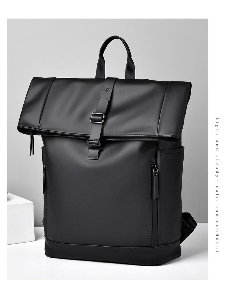 OMASKA Reflective Geometric Backpack – Wasserdichte, trendige 14-Zoll-Laptoptasche | 8605 