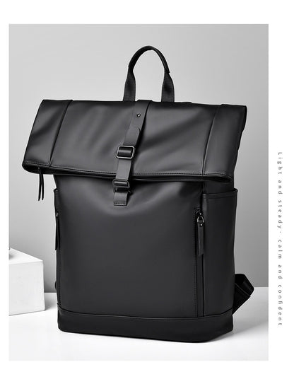 OMASKA Reflective Geometric Backpack – Wasserdichte, trendige 14-Zoll-Laptoptasche | 8605 