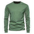 Herren Oversize Langarm T-Shirt – Lässiges Streetwear Baumwoll-Rundhals-Oberteil für den Alltagsstil | AX601 