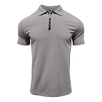 Herren Slim-Fit Stretch Jacquard Poloshirt – 2025 Frühjahr/Sommer Casual Top | YHZH-17