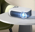 TRANSJEE Mini-Projektor – Tragbares intelligentes LED-Heimkino, mobiler Bildschirm im Taschenformat, LED-Projektor für Filme und Spiele | A2000 