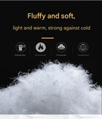 Dicke Winter-Daunenjacke für Herren – Warmer Baumwollmantel mit Stehkragen für europäische Winter 8668 