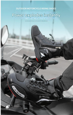 Designer Offroad Racing Motocross Stiefel Wasserdichte, rutschfeste, atmungsaktive Leder-Motorradschuhe | D98 