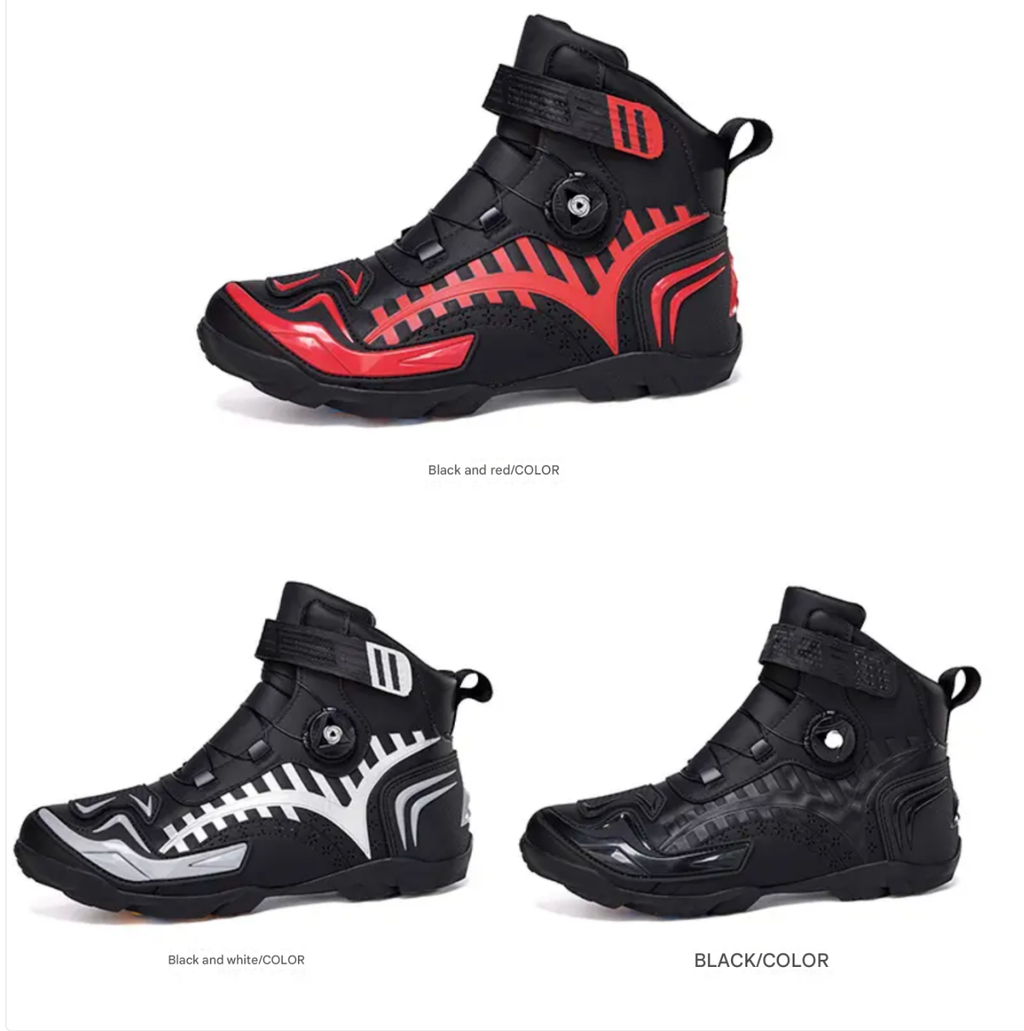 Premium Rennschuhe &amp; Motorradstiefel Lederstiefel für ultimative Performance | QK268 