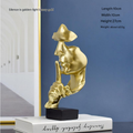 Resin Crafts Silence is Gold Elegante Büro- und Heimdekoration für Weinschränke und Schreibtische | CMSJ-W01 