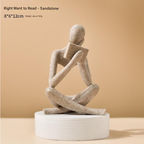 Buchleser-Tischskulptur, modernes dekoratives Ornament für stilvolle Heimdekoration | BY230613 