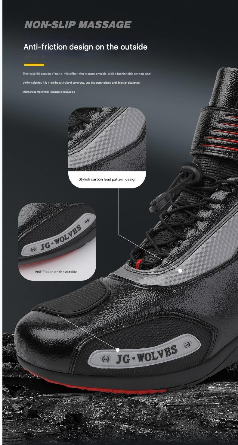 Designer Offroad Racing Motocross Stiefel Wasserdichte, rutschfeste, atmungsaktive Leder-Motorradschuhe | D98 