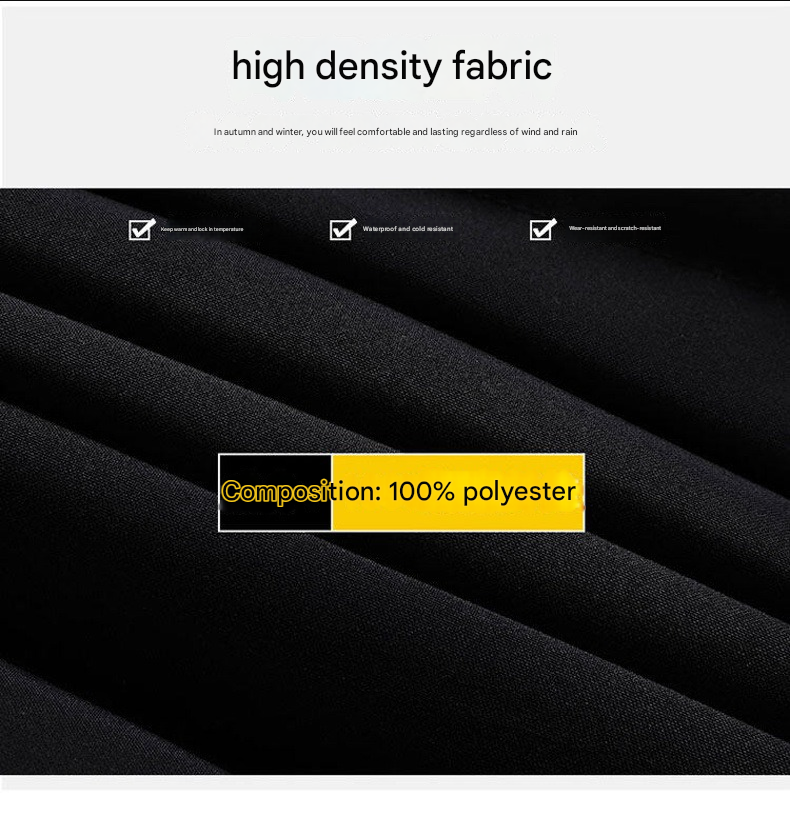 Dicke Winter-Daunenjacke für Herren – Warmer Baumwollmantel mit Stehkragen für europäische Winter 8668 