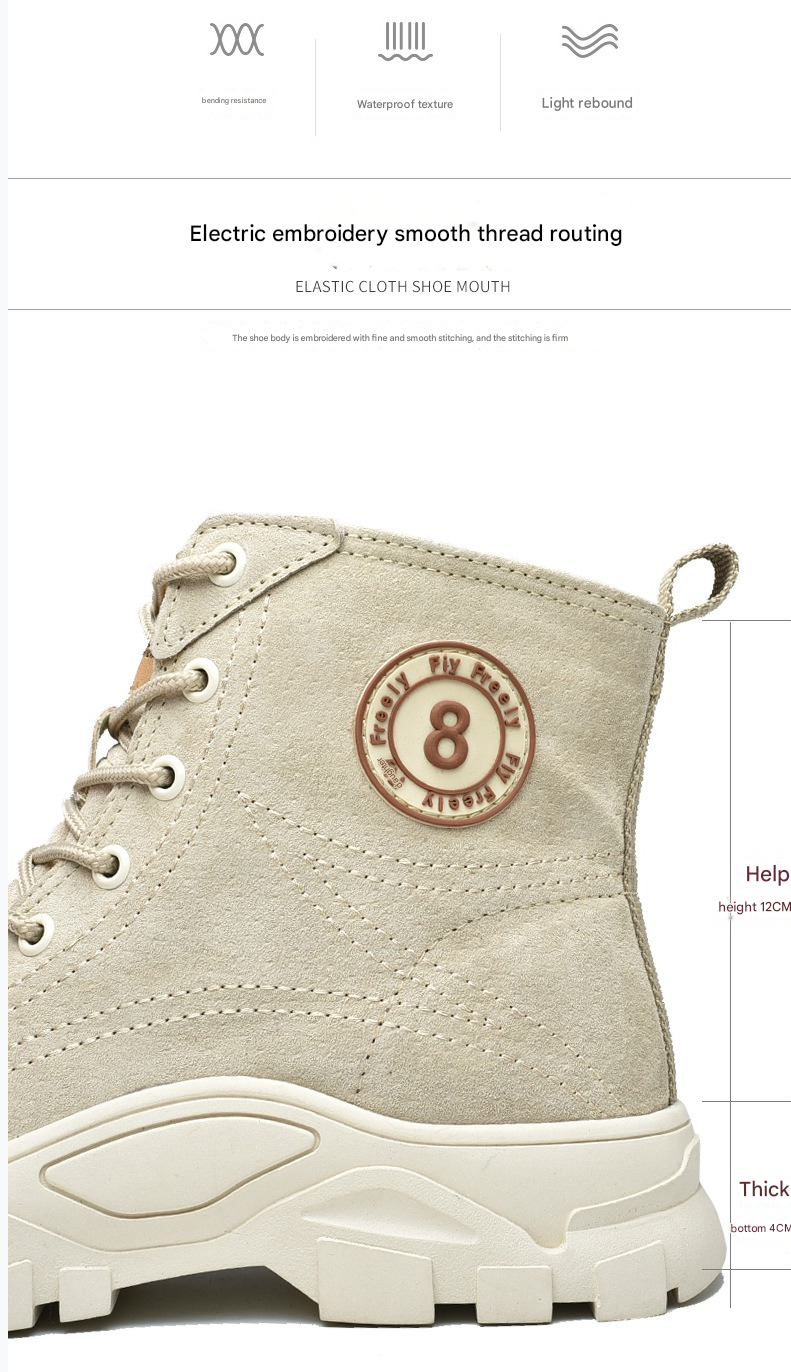 Herren Martin Boots – High-Top Retro British Style Winter Trendy Schuhe | 8909 