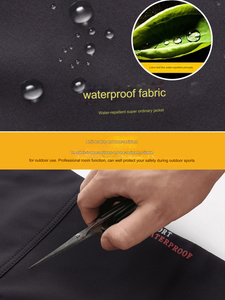 Leichte wasserdichte Camping Kletterhose Atmungsaktive Wanderhose Bauhose | RTS-048 