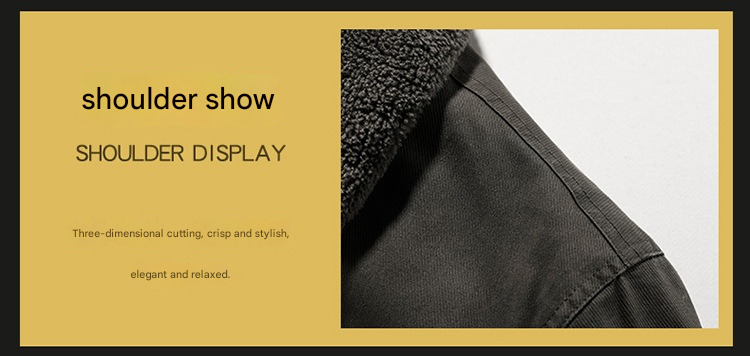 Herren Winter Kunstpelz Futter Baumwolle Mantel Casual Military Jacke | 3166 