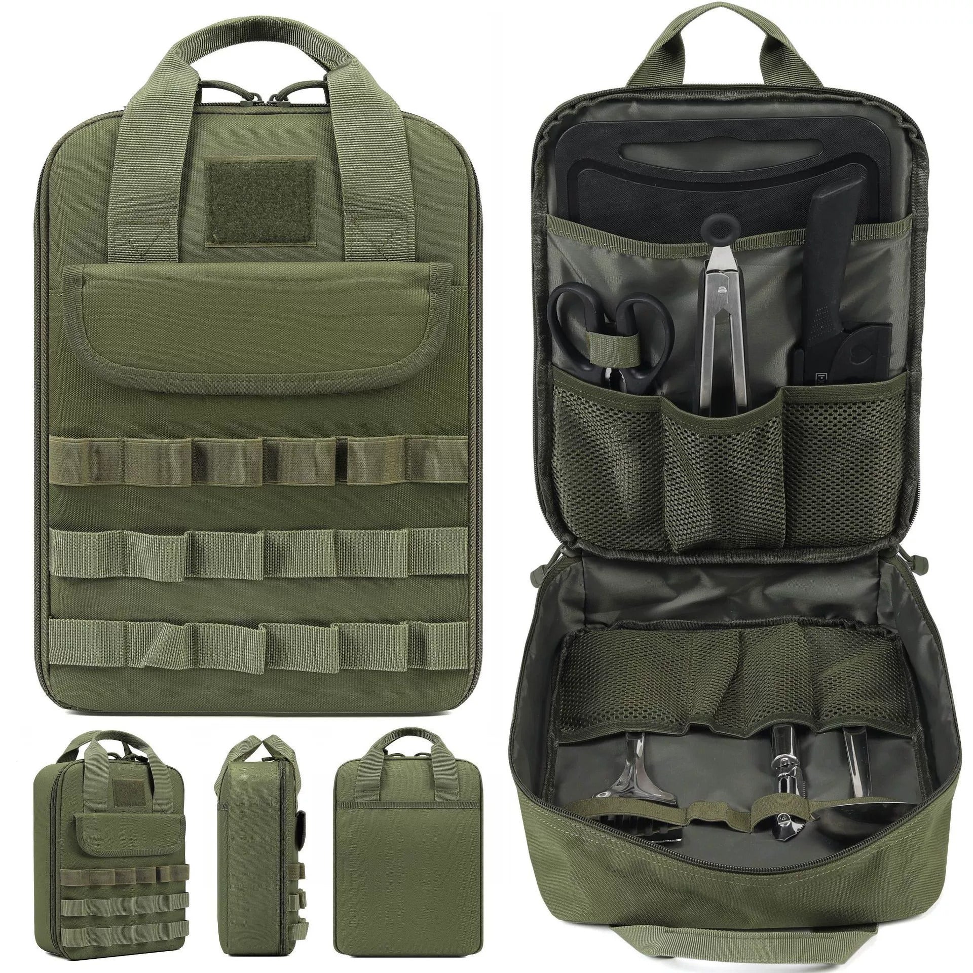 Aufbewahrungstasche für Outdoor-Camping-Besteck – Tragbarer Oxford-Reise-Organizer | AKM-318 