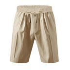 Leichte Strandshorts aus Leinenmischung für Herren – Relaxed Fit 5-Zoll-Freizeitshorts | WW-2 