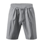 Leichte Strandshorts aus Leinenmischung für Herren – Relaxed Fit 5-Zoll-Freizeitshorts | WW-2 