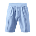 Leichte Strandshorts aus Leinenmischung für Herren – Relaxed Fit 5-Zoll-Freizeitshorts | WW-2 