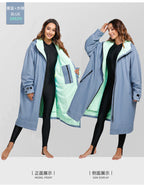 Unisex-Ganzjahres-Tarnkapuze – Wasserdichter Trockenmantel, winddichter Schwimmparka mit Handtuchfutter | SPFF889 