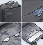 Kingsons Leichter Laptop-Rucksack 15,6 Zoll, schmal, wasserdicht, Business- und Studententasche | 24021 