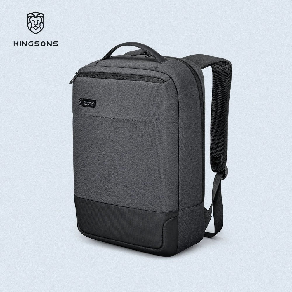 Kingsons Leichter Laptop-Rucksack 15,6 Zoll, schmal, wasserdicht, Business- und Studententasche | 24021 