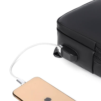 OMASKA Herren Crossbody Sling – Leichte Oxford Brusttasche | 0126 