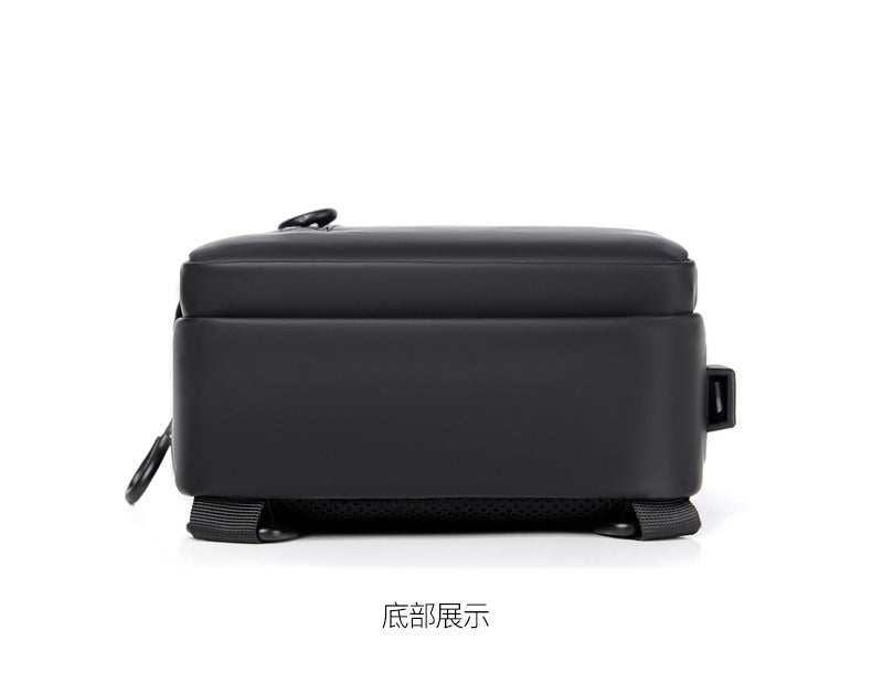 OMASKA Herren Crossbody Sling – Leichte Oxford Brusttasche | 0126 