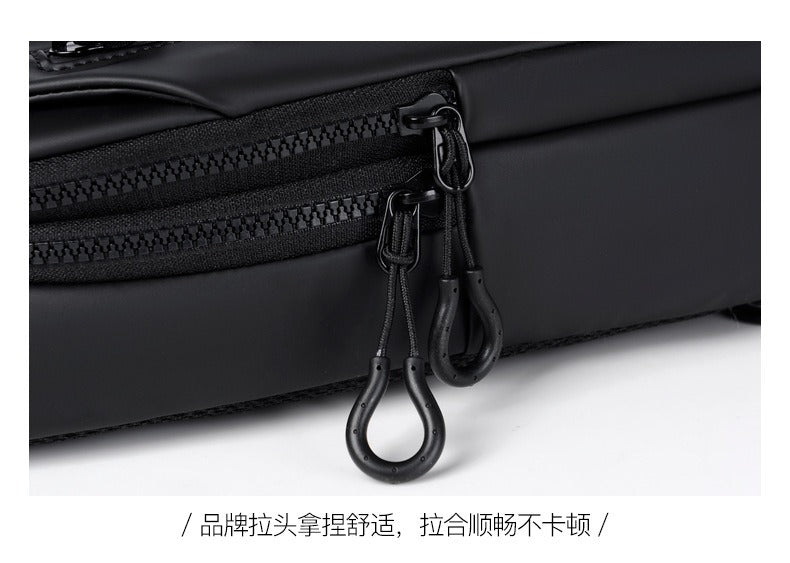 OMASKA Herren Crossbody Sling – Leichte Oxford Brusttasche | 0126 