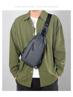 OMASKA Herren Crossbody Sling – Leichte Oxford Brusttasche | 0126 