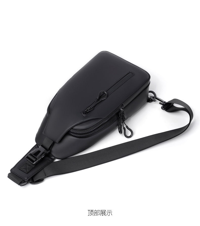 OMASKA Herren Crossbody Sling – Leichte Oxford Brusttasche | 0126 