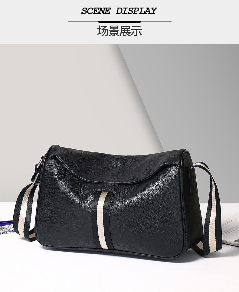 Cafen Kelvri Herren-Umhängetasche aus Leder – Umhängetasche aus echtem Rindsleder UK | 88530-1 