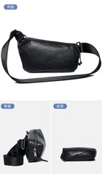 Cafen Kelvri Herren-Umhängetasche aus Leder – Schultertasche aus echtem Rindsleder, UK | 2712D 