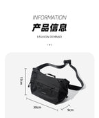 MOYYI Herren Crossbody Sling Bag – Oxford Streetwear Messenger Rucksack für Pendler &amp; Radfahrer UK | 3520 