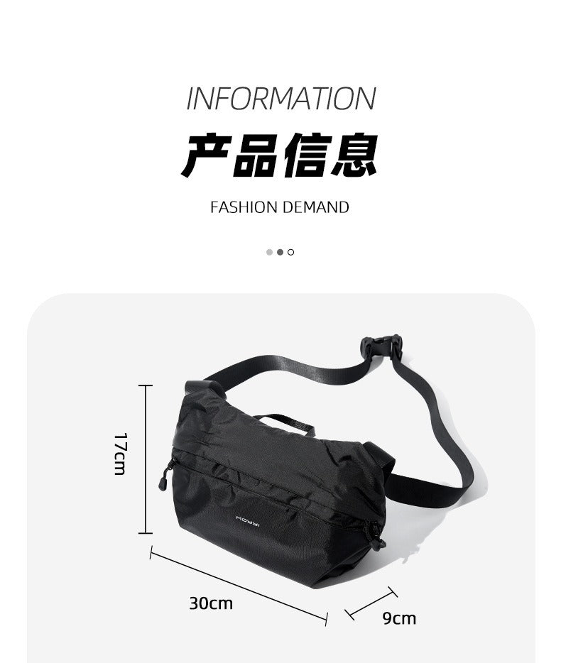 MOYYI Herren Crossbody Sling Bag – Oxford Streetwear Messenger Rucksack für Pendler &amp; Radfahrer UK | 3520 