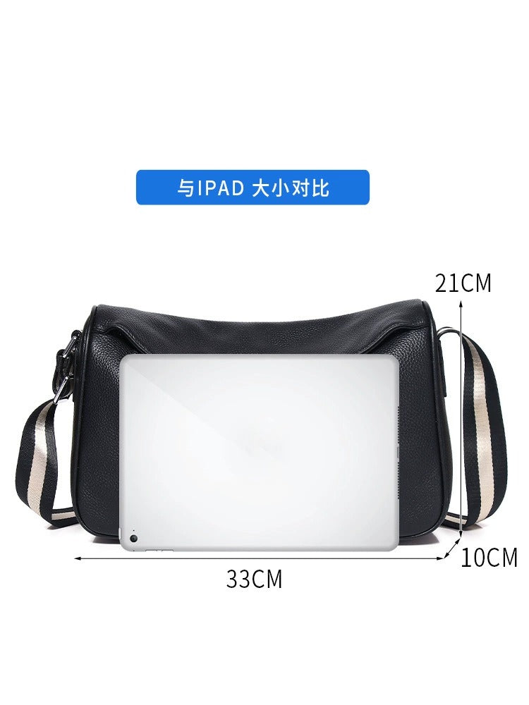 Cafen Kelvri Herren-Umhängetasche aus Leder – Umhängetasche aus echtem Rindsleder UK | 88530-1 