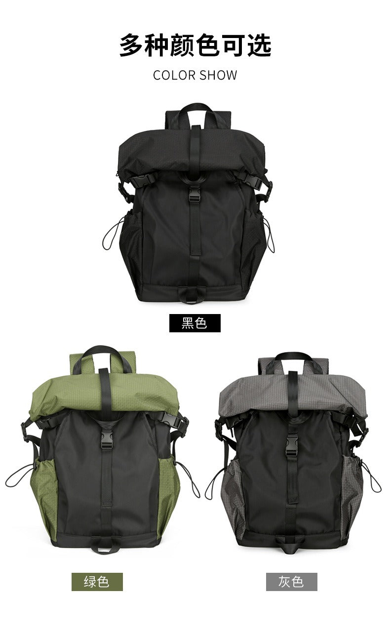 Rolltop-Rucksack für Herren – 20–35L erweiterbar, Laptop- &amp; Reisetasche | K001 
