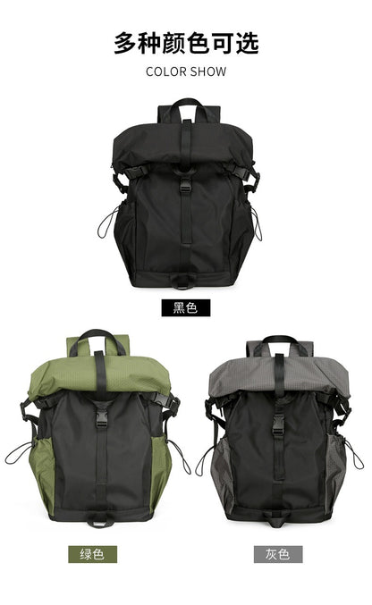 Rolltop-Rucksack für Herren – 20–35L erweiterbar, Laptop- &amp; Reisetasche | K001 