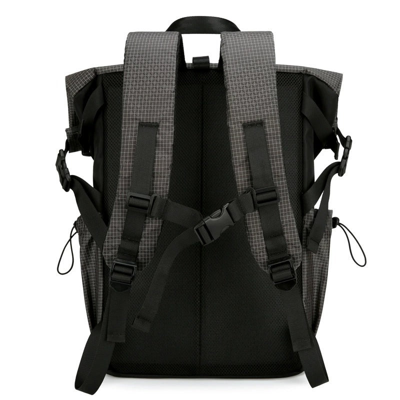 Rolltop-Rucksack für Herren – 20–35L erweiterbar, Laptop- &amp; Reisetasche | K001 