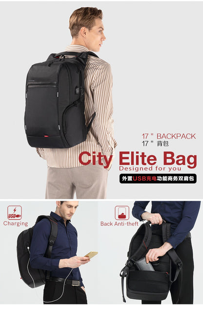 Kingsons Reise-Laptop-Rucksack – USB-Ladefunktion, Diebstahlschutz, Wasserdicht | 3140 