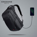 Kingsons Reise-Laptop-Rucksack – USB-Ladefunktion, Diebstahlschutz, Wasserdicht | 3140 