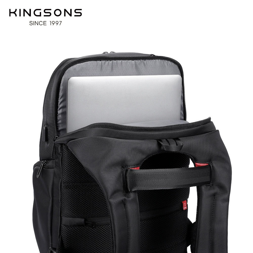 Kingsons Reise-Laptop-Rucksack – USB-Ladefunktion, Diebstahlschutz, Wasserdicht | 3140 