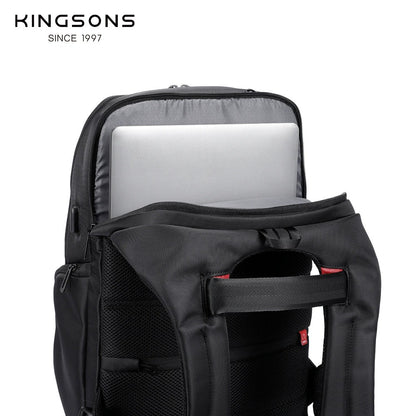 Kingsons Reise-Laptop-Rucksack – USB-Ladefunktion, Diebstahlschutz, Wasserdicht | 3140 