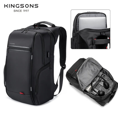 Kingsons Reise-Laptop-Rucksack – USB-Ladefunktion, Diebstahlschutz, Wasserdicht | 3140 