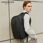 Kingsons Reise-Laptop-Rucksack – USB-Ladefunktion, Diebstahlschutz, Wasserdicht | 3140 