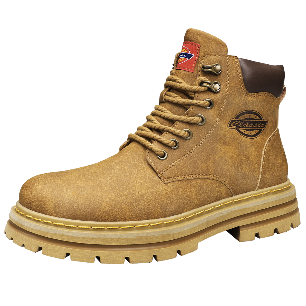 Herren-Lederstiefel im britischen Stil, High-Top-Arbeitskleidung, Freizeitschuhe | 6005 
