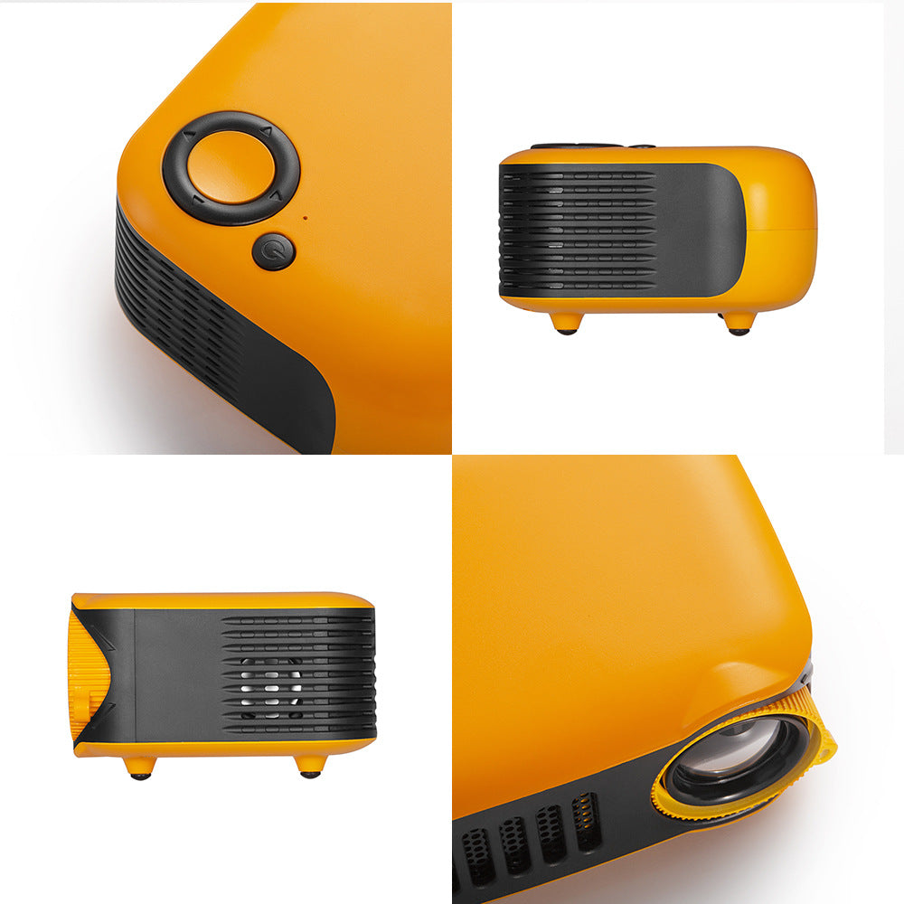 TRANSJEE Mini-Projektor – Tragbares intelligentes LED-Heimkino, mobiler Bildschirm im Taschenformat, LED-Projektor für Filme und Spiele | A2000 
