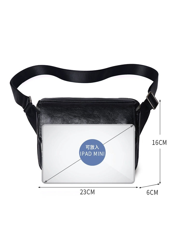 Cafen Kelvri Herren Premium Ledertasche – Echtes Rindsleder Crossbody Sling &amp; Hüfttasche UK | 88571A