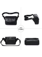 Cafen Kelvri Herren Premium Ledertasche – Echtes Rindsleder Crossbody Sling &amp; Hüfttasche UK | 88571A